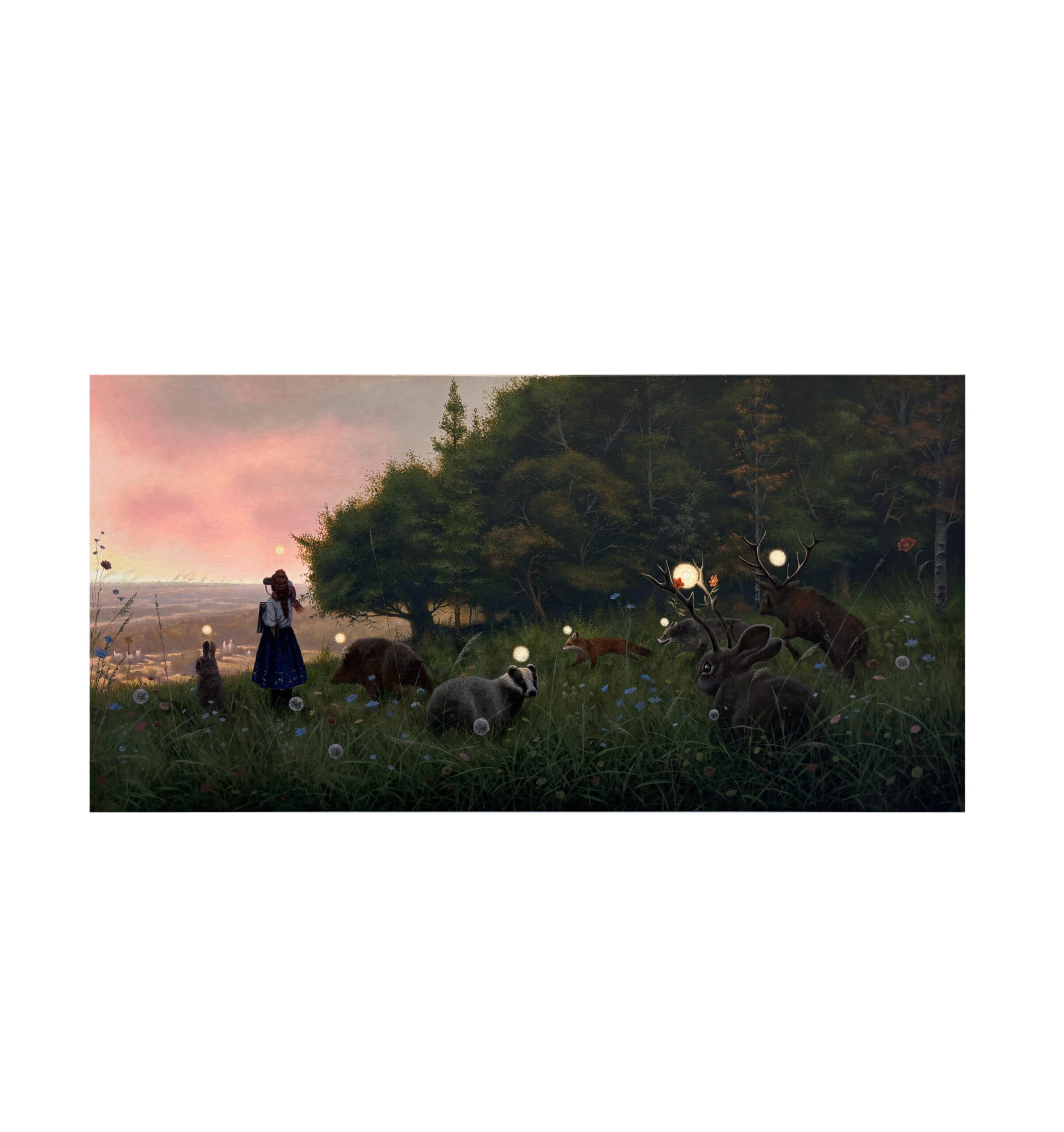 making greener pastures       Size:  H46 x W90 cm